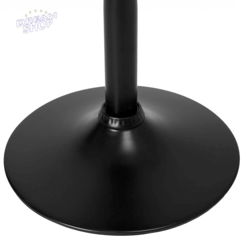 Krzesło barowe CYDRO BLACK aksamitne grafitowe VELVET Krzesło barowe CYDRO BLACK aksamitne grafitowe VELVET