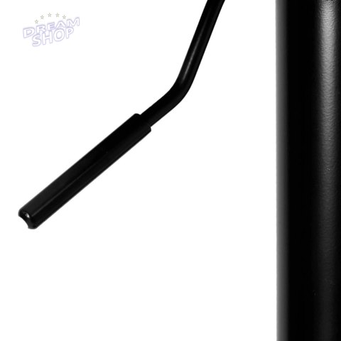 Krzesło barowe CYDRO BLACK aksamitne grafitowe VELVET Krzesło barowe CYDRO BLACK aksamitne grafitowe VELVET