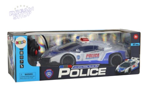 Policyjne Auto Sportowe Zdalnie Sterowane RC Skala 1:16 Światła Policyjne Auto Sportowe Zdalnie Sterowane RC Skala 1:16 Światła