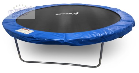 Trampolina z siatką i drabinką HENZEN 244 cm niebieska Trampolina z siatką i drabinką HENZEN 244 cm niebieska