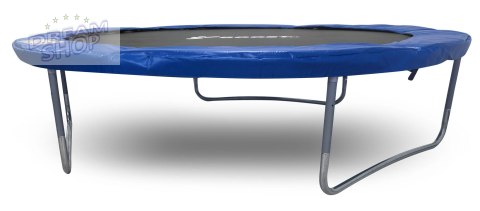 Trampolina z siatką i drabinką HENZEN 244 cm niebieska Trampolina z siatką i drabinką HENZEN 244 cm niebieska