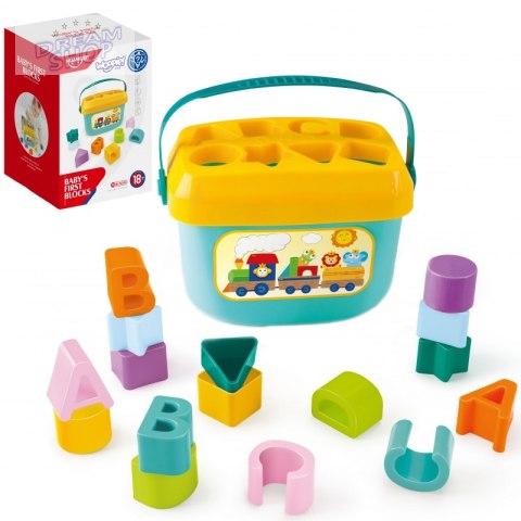 WOOPIE Sorter 2w1 Skrzynka Walizka + Nauka Alfabetu i Kształtów WOOPIE Sorter 2w1 Skrzynka Walizka + Nauka Alfabetu i Kształtów