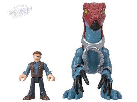 Jurassic World zestaw Imaginext figurki Therizinosaurus + Owen ZA5096 Jurassic World zestaw Imaginext figurki Therizinosaurus + Owen ZA5096