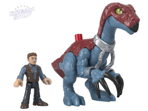 Jurassic World zestaw Imaginext figurki Therizinosaurus + Owen ZA5096 Jurassic World zestaw Imaginext figurki Therizinosaurus + Owen ZA5096