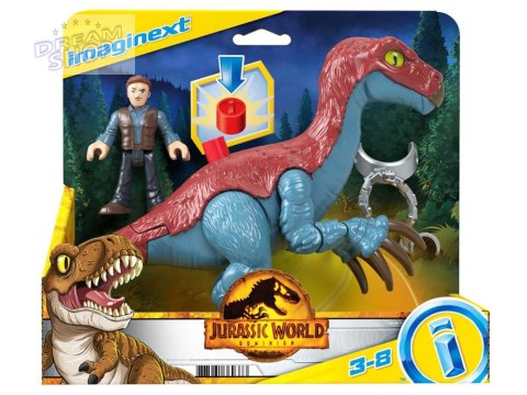 Jurassic World zestaw Imaginext figurki Therizinosaurus + Owen ZA5096 Jurassic World zestaw Imaginext figurki Therizinosaurus + Owen ZA5096