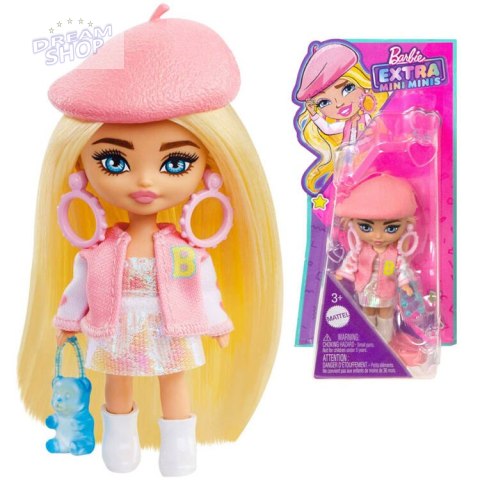 Lalka stylowa modowa Barbie Extra Mini Minis w berecie HLN48 ZA5105C