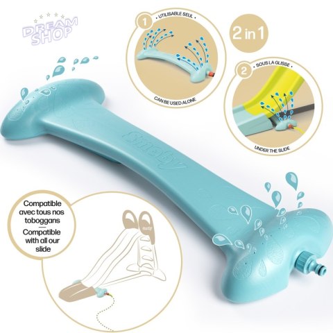 SMOBY Splashy Way 2w1 Ogrodowa Zabawka Wodna SMOBY Splashy Way 2w1 Ogrodowa Zabawka Wodna