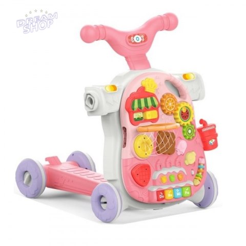 WOOPIE BABY Chodzik 5w1 Multifunkcyjny Różowy 1+ WOOPIE BABY Chodzik 5w1 Multifunkcyjny Różowy 1+