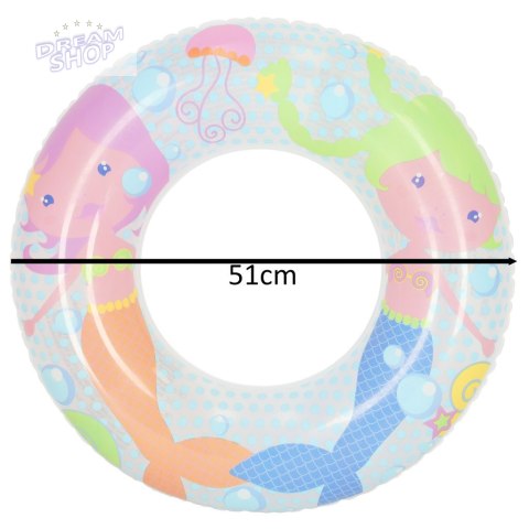 BESTWAY 36113 Koło dmuchane kółko 51cm syreny 2-4 lata