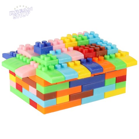 Klocki przestrzenne cegły edukacyjne BOX 240el