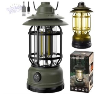 Lampa ogrodowa solarna kempingowa na biwak piknik akumulatorowa USB