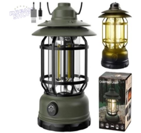 Lampa ogrodowa solarna kempingowa na biwak piknik akumulatorowa USB Lampa ogrodowa solarna kempingowa na biwak piknik akumulatorowa USB