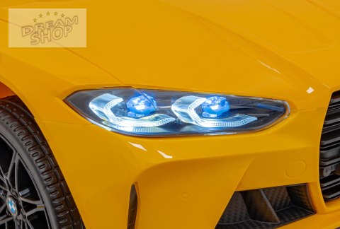 Pojazd BMW M4 Żółty Pojazd BMW M4 Żółty