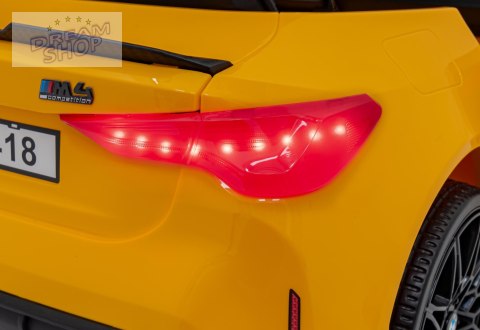 Pojazd BMW M4 Żółty Pojazd BMW M4 Żółty