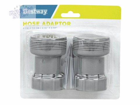 Bestway Adaptery 2 szt złączki do pomp 38mm 58236 Bestway Adaptery 2 szt złączki do pomp 38mm 58236