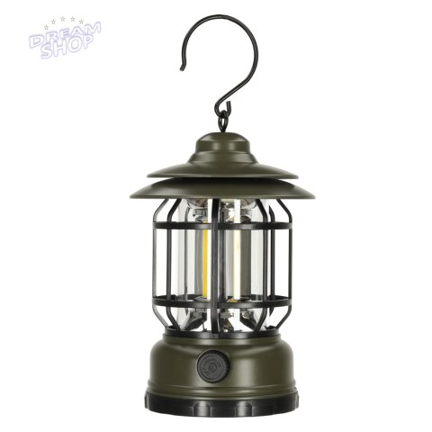 Lampa ogrodowa solarna kempingowa na biwak piknik akumulatorowa USB Lampa ogrodowa solarna kempingowa na biwak piknik akumulatorowa USB