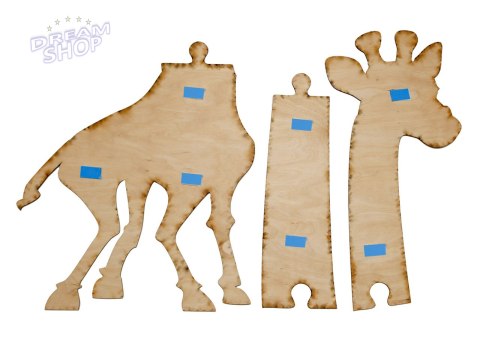 Miarka wzrostu żyrafa drewniana 125 cm naturalne drewno + tablica kredowa 32 x 44 cm Miarka wzrostu żyrafa drewniana 125 cm naturalne drewno + tablica kredowa 32 x 44 cm
