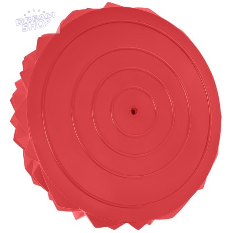 PÓŁKULA SENSORYCZNA MASUJĄCA 17x9CM DIAMENT BORDOWY ENERO FIT