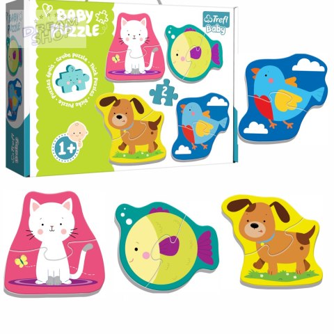 PUZZLE BABY CLASSIC ZWIERZĄTKA DOMOWE TREFL 36074 PUZZLE BABY CLASSIC ZWIERZĄTKA DOMOWE TREFL 36074