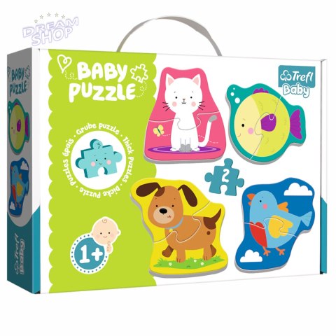PUZZLE BABY CLASSIC ZWIERZĄTKA DOMOWE TREFL 36074 PUZZLE BABY CLASSIC ZWIERZĄTKA DOMOWE TREFL 36074