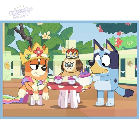 Puzzle 4w1 Bluey i jego świat 3+ Trefl 34637 Puzzle 4w1 Bluey i jego świat 3+ Trefl 34637