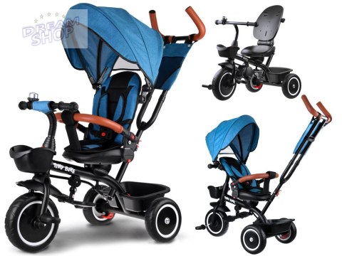 Rowerek dziecięcy trójkołowy Tiny Bike 3w1 z daszkiem OBRACANY SP0650 Rowerek dziecięcy trójkołowy Tiny Bike 3w1 z daszkiem OBRACANY SP0650