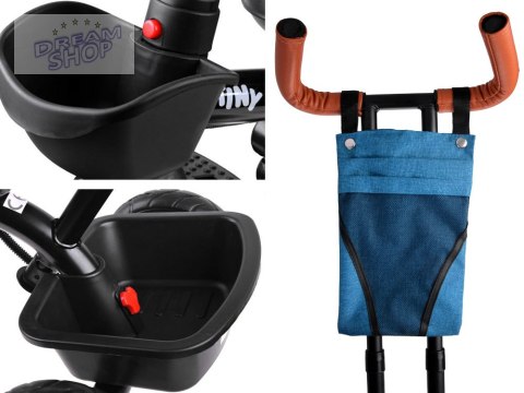 Rowerek dziecięcy trójkołowy Tiny Bike 3w1 z daszkiem OBRACANY SP0650 Rowerek dziecięcy trójkołowy Tiny Bike 3w1 z daszkiem OBRACANY SP0650