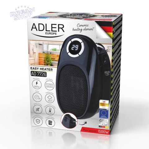 Adler AD 7726 Termowentylator Easy heater grzejnik elektryczny farelka 1500W Adler AD 7726 Termowentylator Easy heater grzejnik elektryczny farelka 1500W