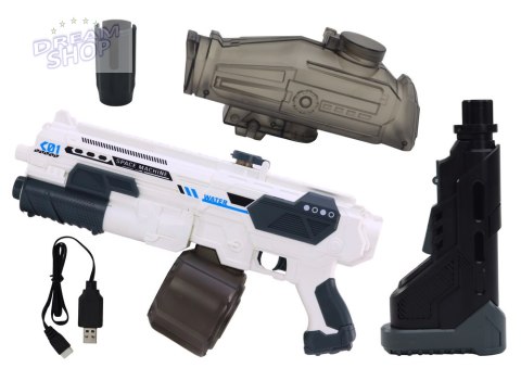Karabin Pistolet Na Wodę Biały Automat M416 Akumulatorowy Karabin Pistolet Na Wodę Biały Automat M416 Akumulatorowy
