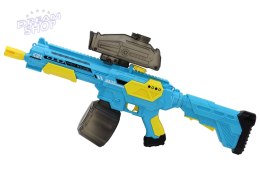 Karabin Pistolet Na Wodę Niebieski Automat M416 Akumulatorowy