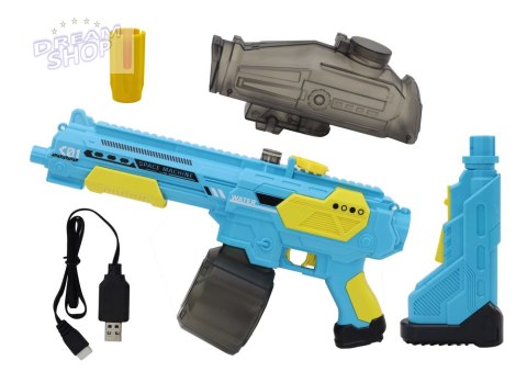 Karabin Pistolet Na Wodę Niebieski Automat M416 Akumulatorowy Karabin Pistolet Na Wodę Niebieski Automat M416 Akumulatorowy