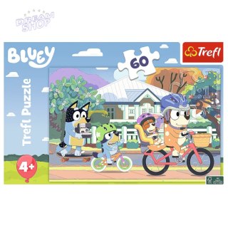 Puzzle Bluey Trefl 60 el. Wesoły Bluey 17384