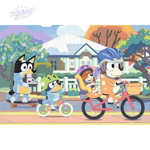 Puzzle Bluey Trefl 60 el. Wesoły Bluey 17384 Puzzle Bluey Trefl 60 el. Wesoły Bluey 17384
