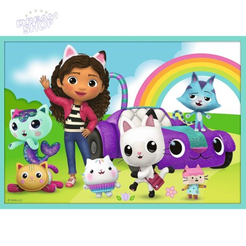 Puzzle Trefl Koci domek Gabi Puzzle 10w1 329 el. W świecie Gabi 96003 Puzzle Trefl Koci domek Gabi Puzzle 10w1 329 el. W świecie Gabi 96003
