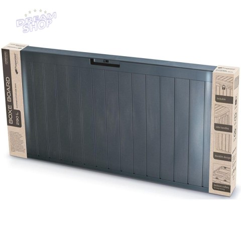 SKRZYNIA OGRODOWA 290L BOXE BOARD ANTRACYT
