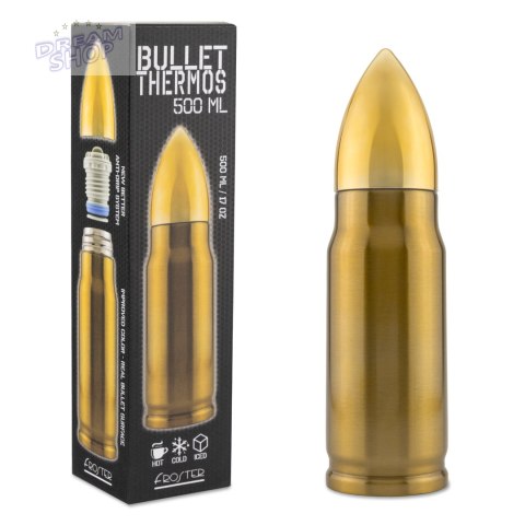 Termos Pocisk 500 ml - prezent dla mężczyzny - taty - dla fana militariów Termos Pocisk 500 ml - prezent dla mężczyzny - taty - dla fana militariów