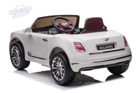 Auto Na Akumulator Bentley Mulsanne Biały Auto Na Akumulator Bentley Mulsanne Biały