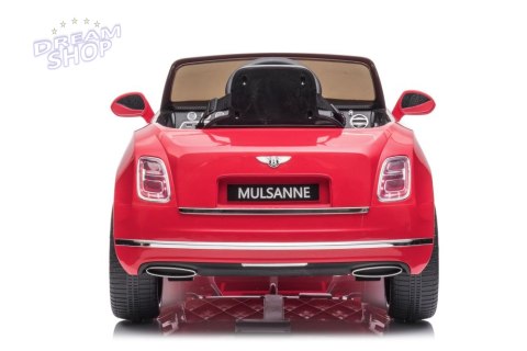 Auto Na Akumulator Bentley Mulsanne Czerwony Auto Na Akumulator Bentley Mulsanne Czerwony