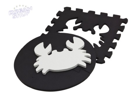 Miękkie Puzzle Mata Kontrastowa Edukacyjna Pianka EVA Czarno-Białe 19 ele. Miękkie Puzzle Mata Kontrastowa Edukacyjna Pianka EVA Czarno-Białe 19 ele.