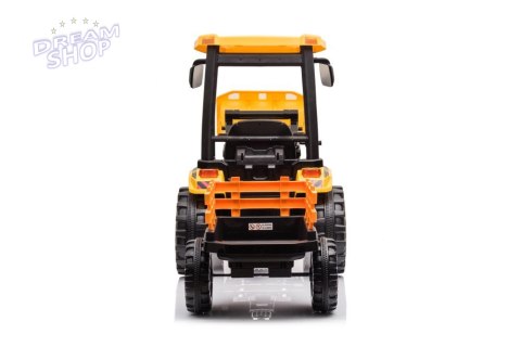 Traktor Na Akumulator Z Przyczepą Hercules Żółty 24V Traktor Na Akumulator Z Przyczepą Hercules Żółty 24V