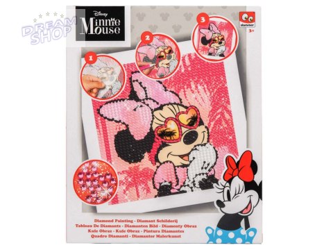 Disney Wyklejanka diamentowa Myszka Minnie Malowanie diamentami ZA5132 Disney Wyklejanka diamentowa Myszka Minnie Malowanie diamentami ZA5132