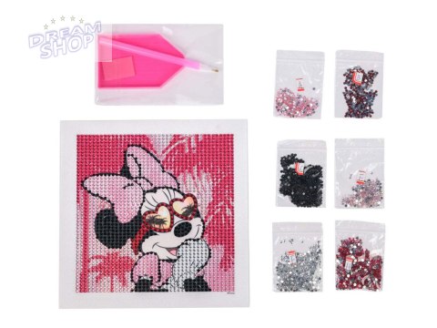 Disney Wyklejanka diamentowa Myszka Minnie Malowanie diamentami ZA5132 Disney Wyklejanka diamentowa Myszka Minnie Malowanie diamentami ZA5132