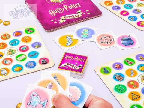 Gra Bingo Harry Potter gra towarzyska dla fanów przygód Hogwartu GR0671 Gra Bingo Harry Potter gra towarzyska dla fanów przygód Hogwartu GR0671