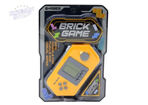 Gra Konsola Elektroniczna Tetris Brick Game Szaro - Żółta Gra Konsola Elektroniczna Tetris Brick Game Szaro - Żółta