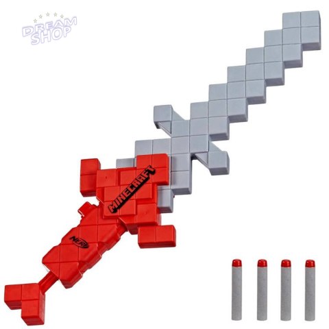 NERF Minecraft MIECZ Hearstealer + 4 strzałki ZA5123