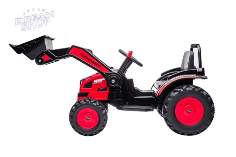 Pojazd Koparka Traktor Czerwony Pojazd Koparka Traktor Czerwony