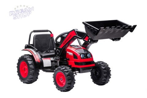 Pojazd Koparka Traktor Czerwony Pojazd Koparka Traktor Czerwony