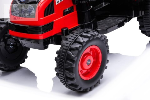 Pojazd Koparka Traktor Czerwony Pojazd Koparka Traktor Czerwony