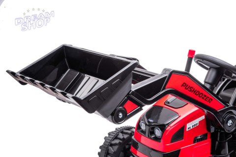 Pojazd Koparka Traktor Czerwony Pojazd Koparka Traktor Czerwony