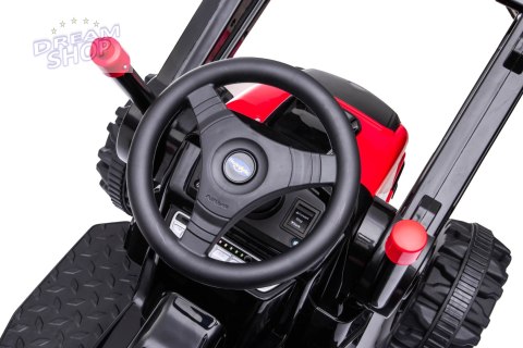 Pojazd Koparka Traktor Czerwony Pojazd Koparka Traktor Czerwony